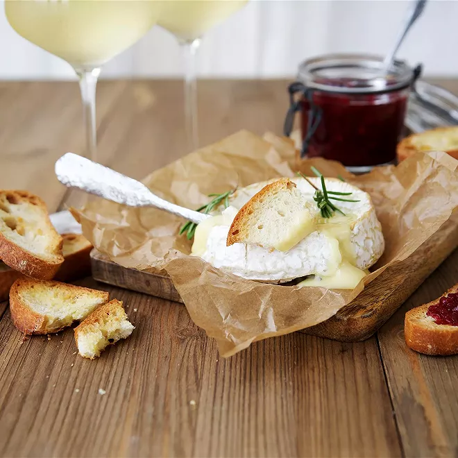 Camembert au barbecue