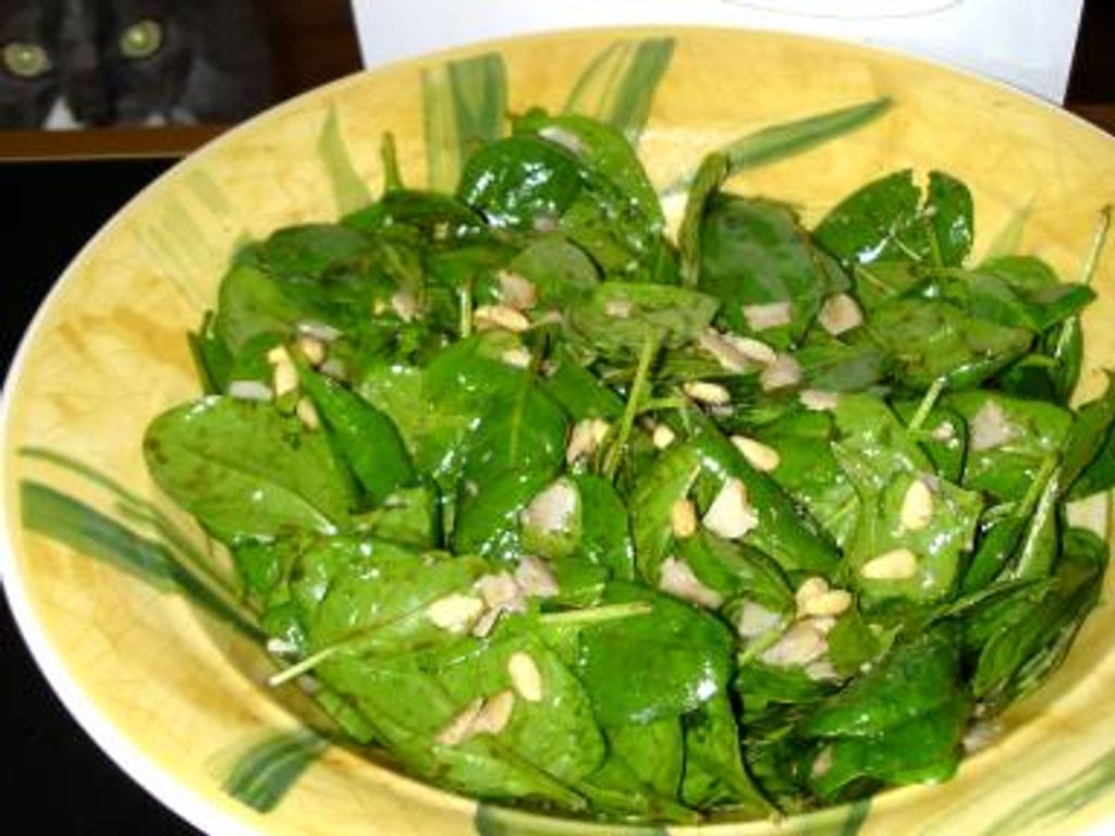 salade d'épinards