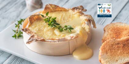 Photo camembert rôti