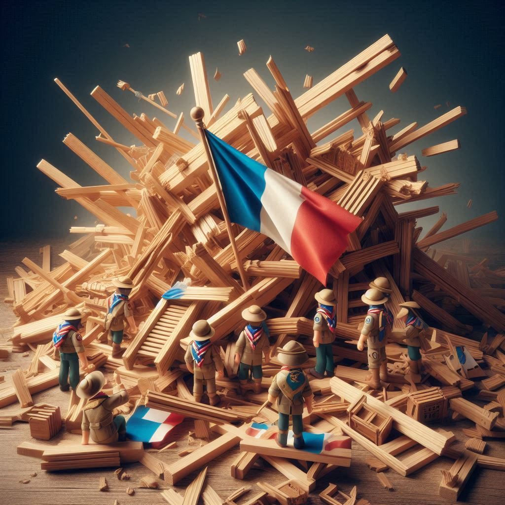 Tas de bois pour le froissartage