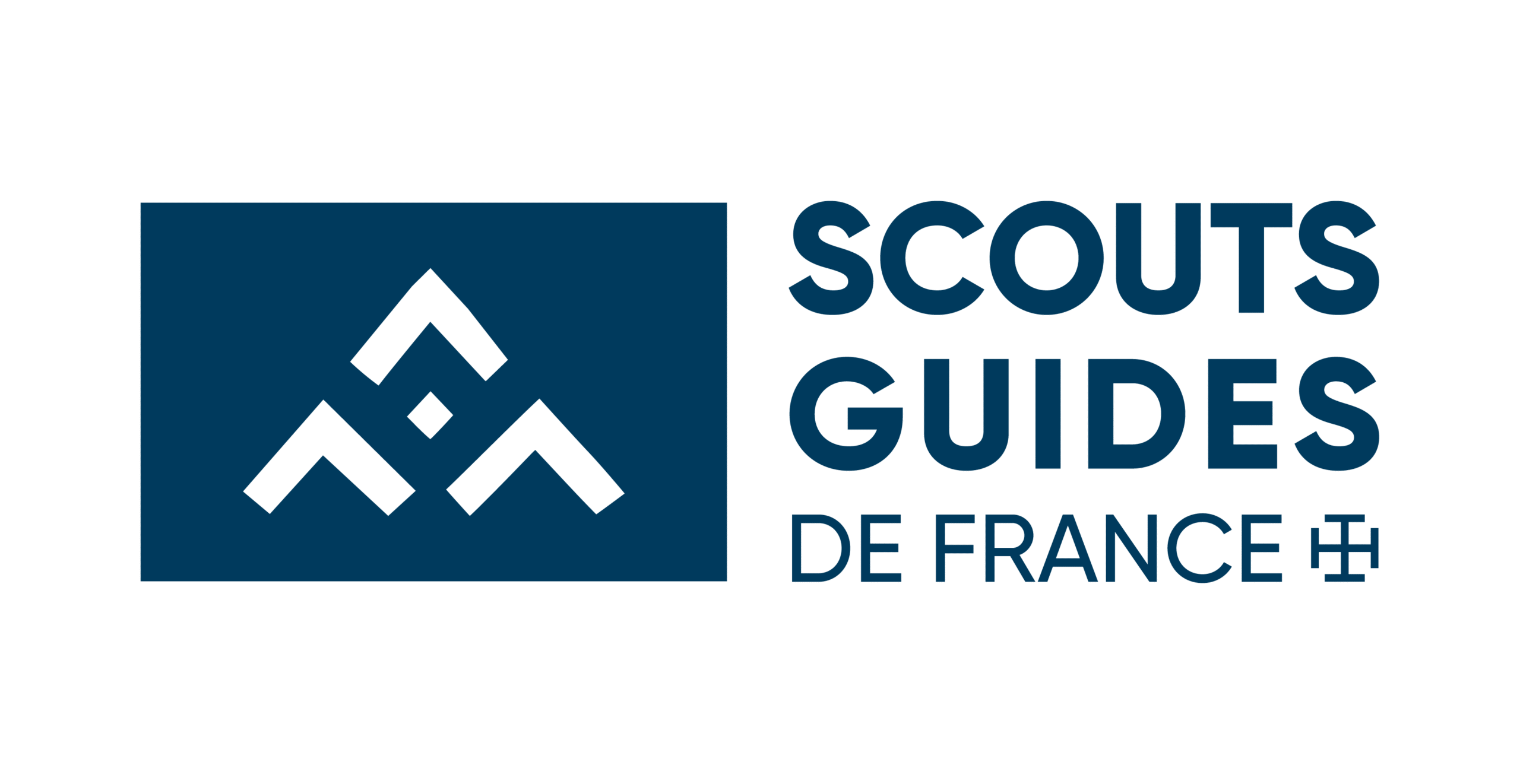 Logo sgdf bleu
